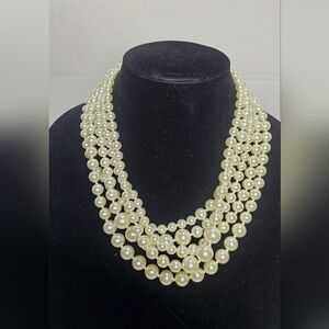 J.Crew Multi-Strand Pearl Necklace